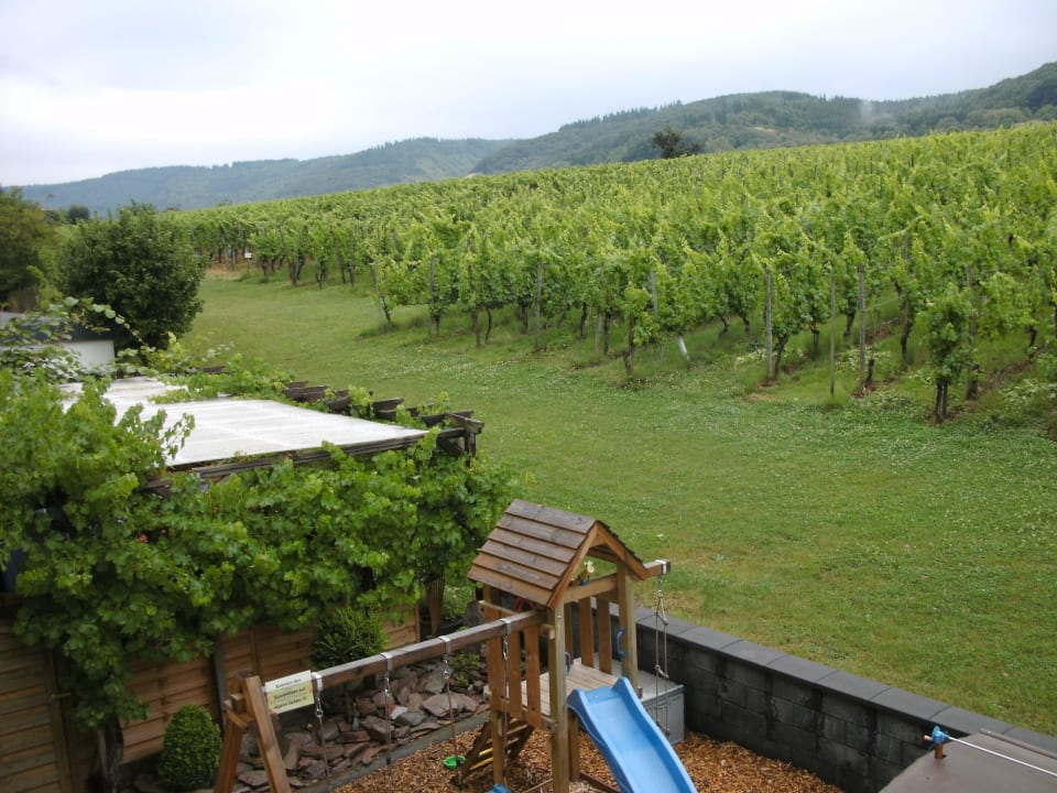 Überdachte Sitzgelegenheit Gästehaus Weinhof Sankt Anna