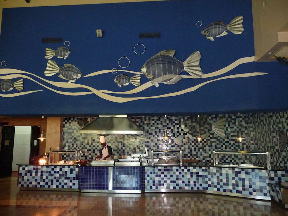 Büffet Ocean Blue & Sand