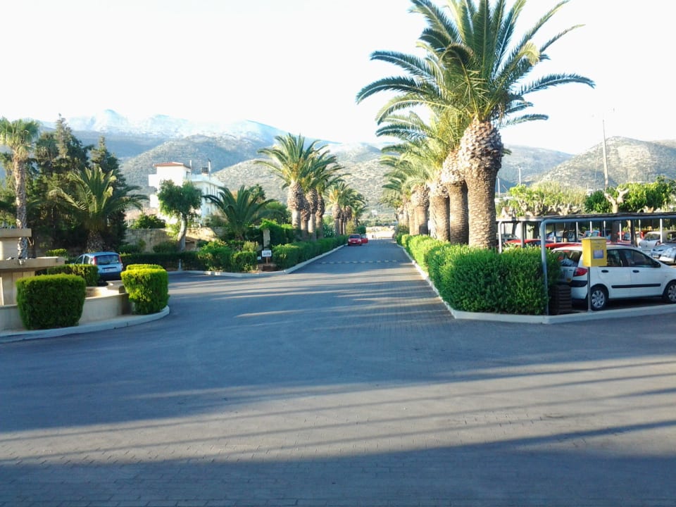 Zufahrt zum Hotel Phãea Cretan Malia