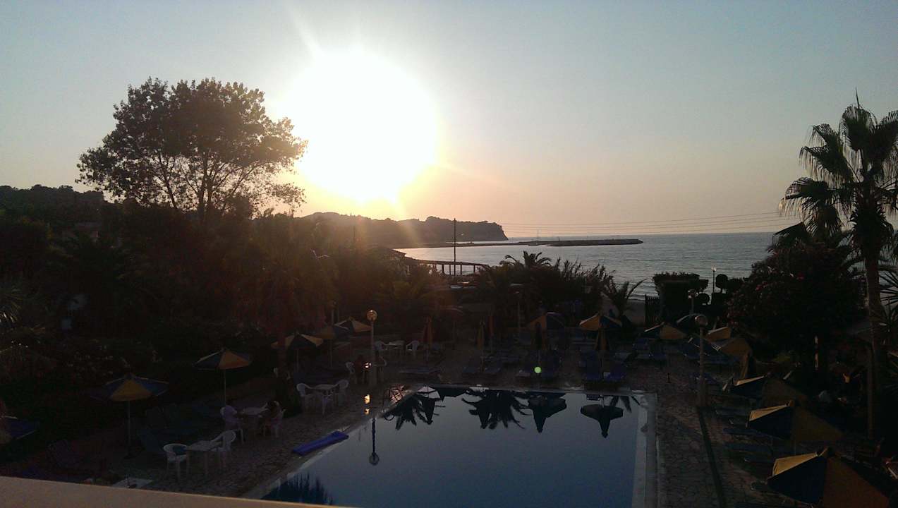 Ausblick vom Balkon Apartments Angela Beach