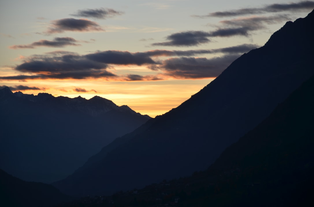 Sonnenuntergang vom Hotelzimmer aus Hotel Panorama