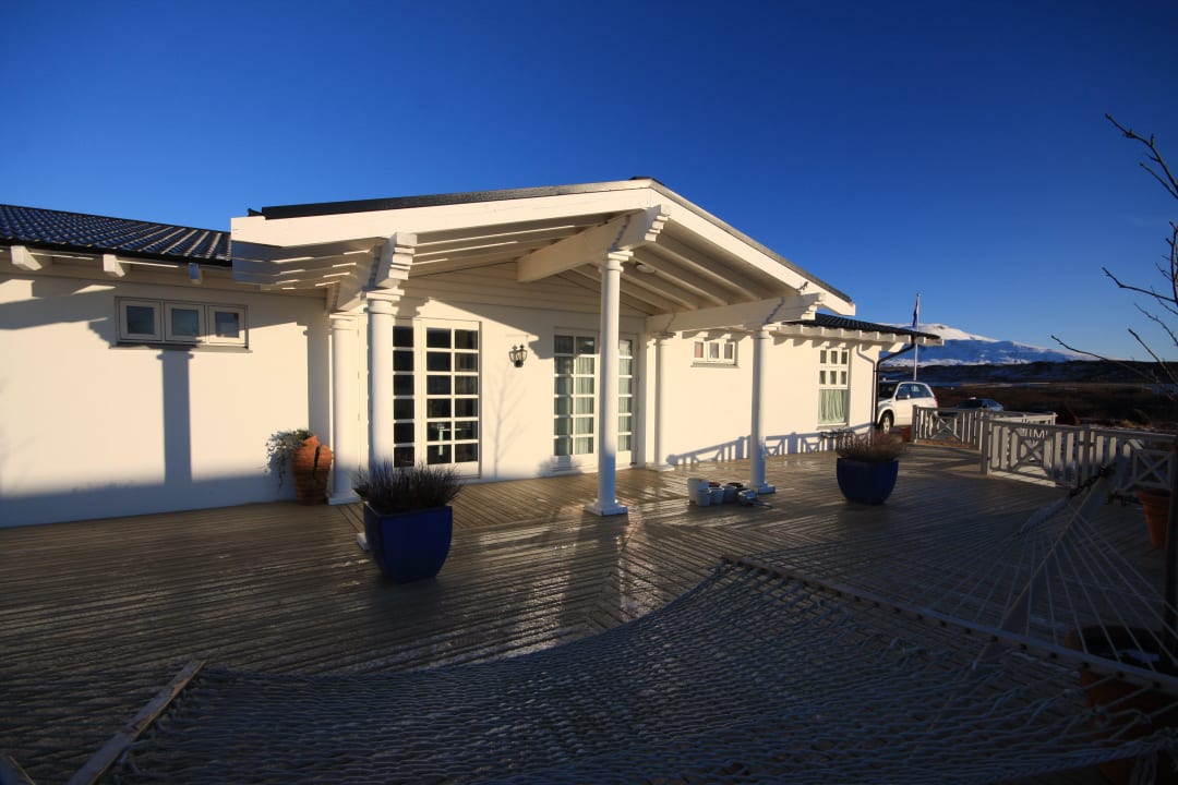 Außenansicht Hotel Grimsborgir - Your Golden Circle Retreat