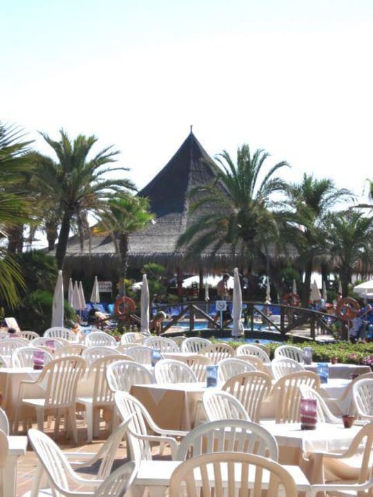 Blick zur Poolbar Zafiro Bahia