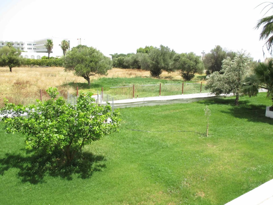Blick vom Balkon Hotel Memphis Beach