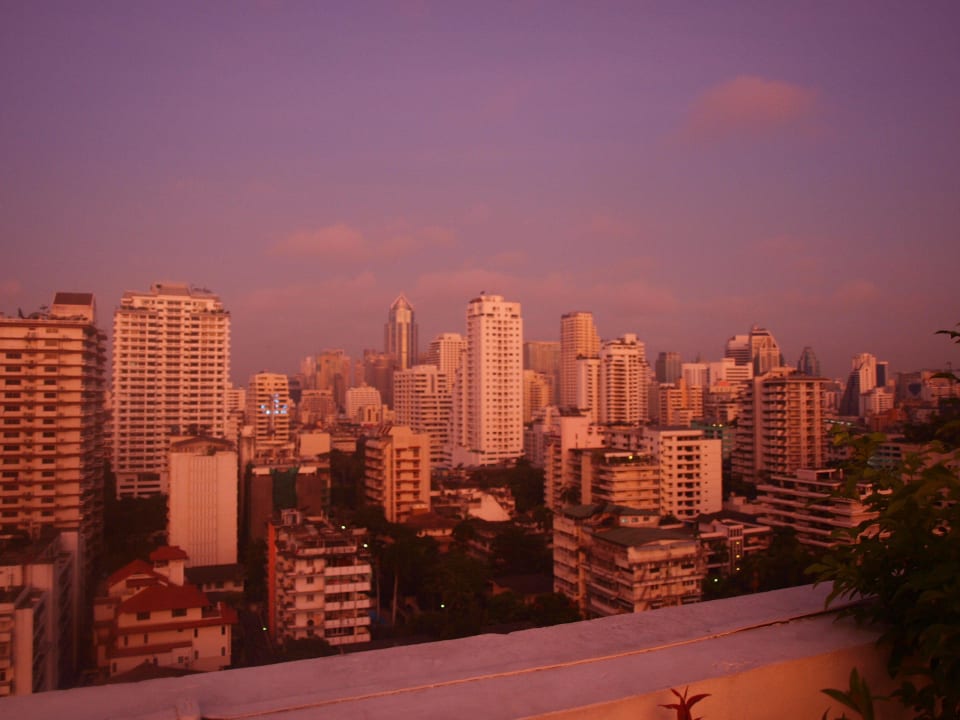 Ausblick vom Dach NH Bangkok Asoke