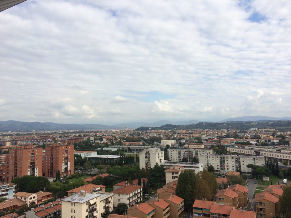 Blick von der Executiv Lounge  DoubleTree by Hilton Florence Metropole