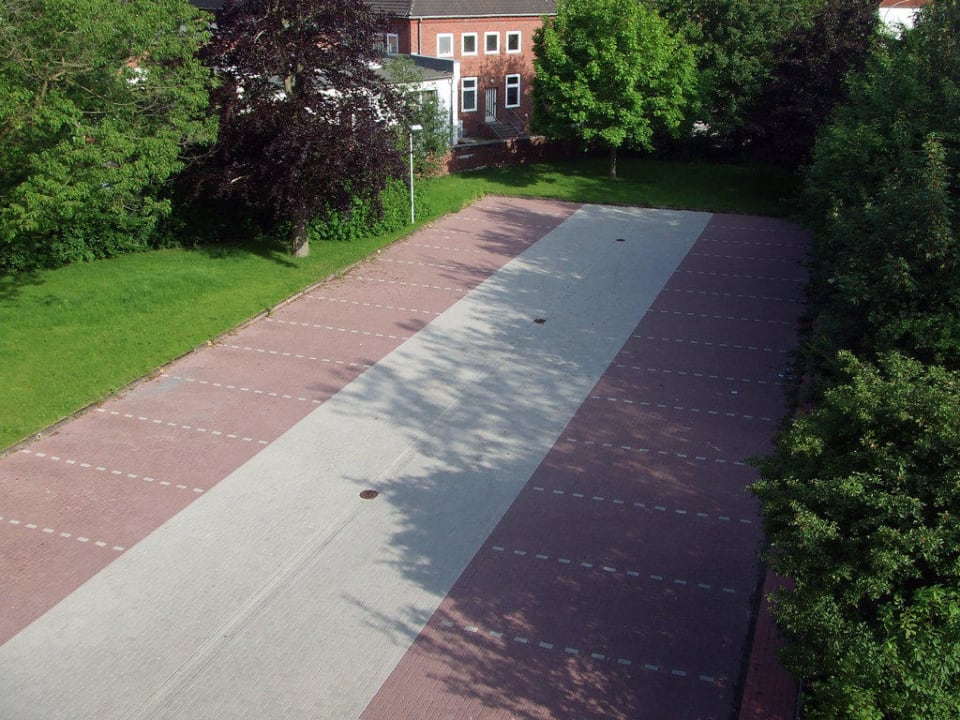 Blick aus dem Fenster Hotel Adena