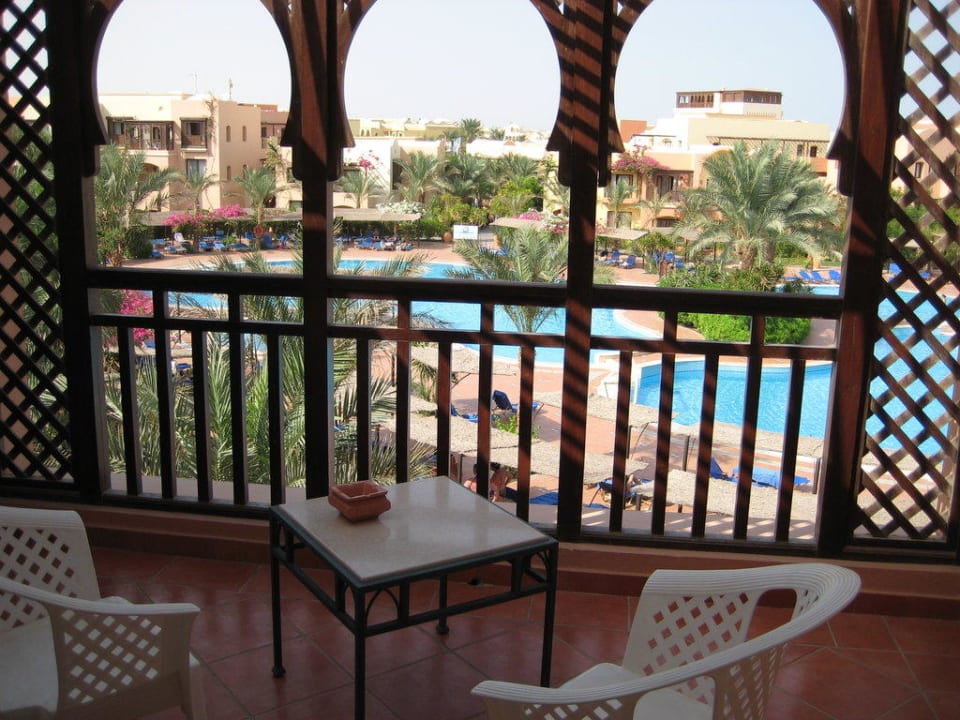 Balkon der Juniorsuite Jaz Makadi Saraya Resort