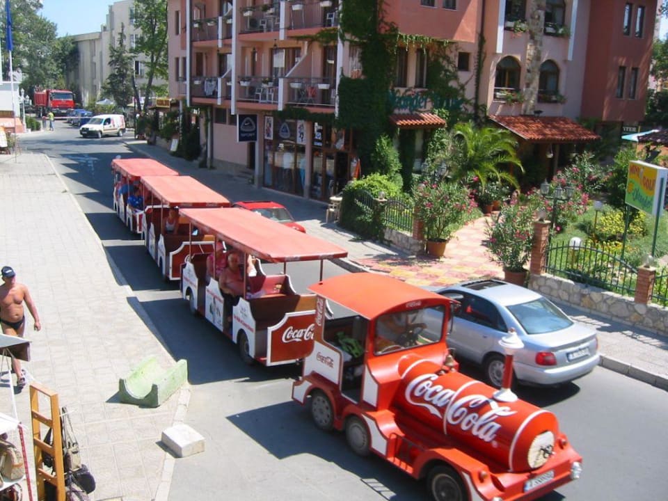Bimmelbahn durch Innenstadt DAS Club Hotel Sunny Beach