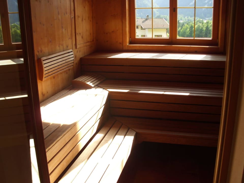 Die Zirbensauna mit Panoramafenster Huber Hochland