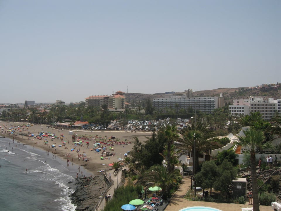 Relativ windgeschützter Strand Corallium Beach by Lopesan Hotels - Adults only