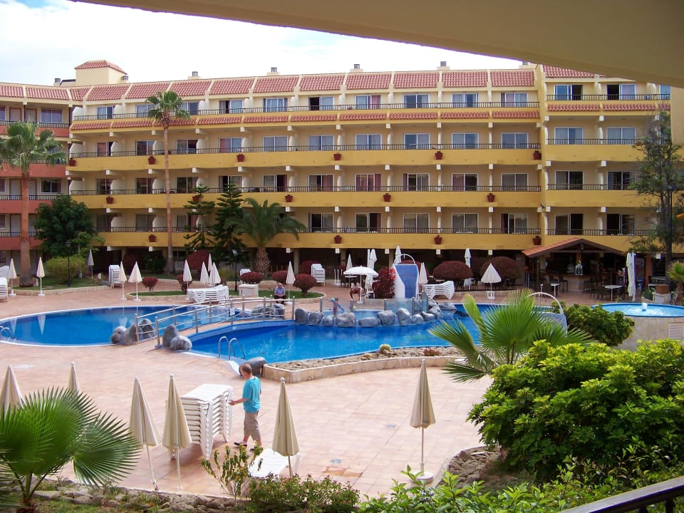 Von Außengalerie auf Poolanlage HOVIMA Jardin Caleta