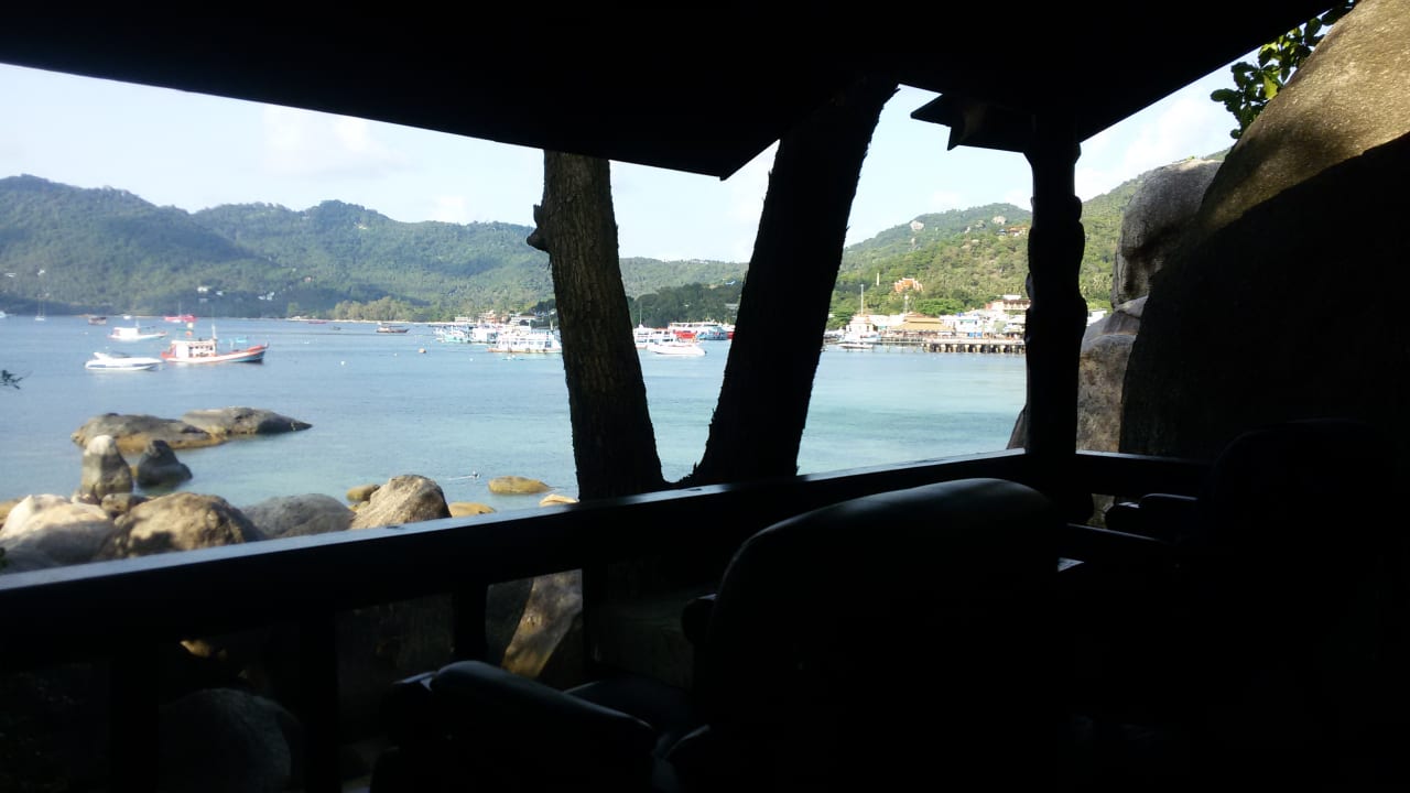 Terrasse von Seaview Bungalow Sensi Paradise Beach Resort