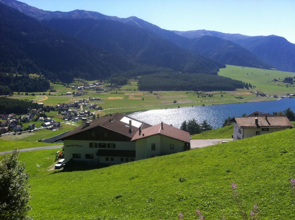 Blick von oben Berghotel Plagött
