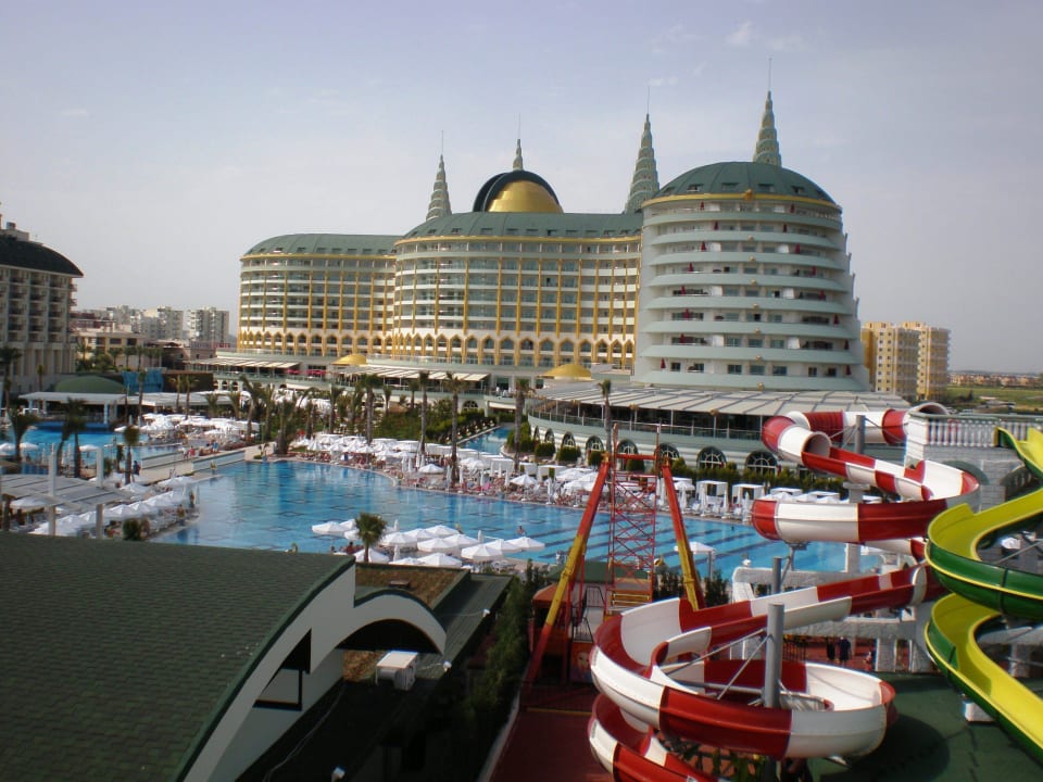 Poolside with slides Hotel Delphin Imperial