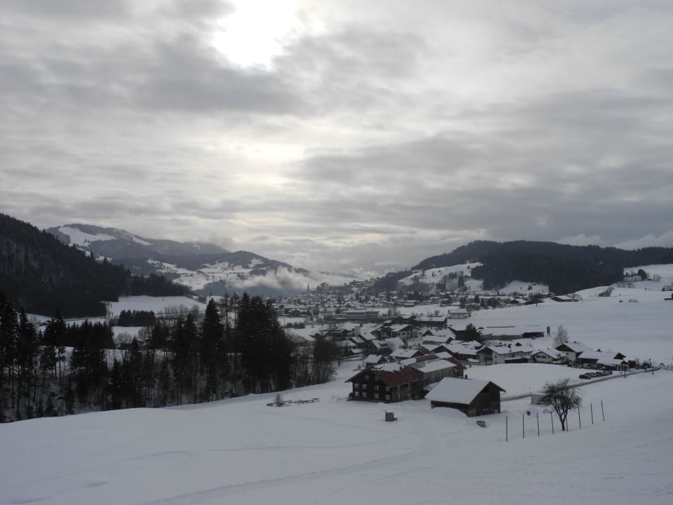 Blick auf Kalzhofen und Oberstaufen Haubers Naturresort