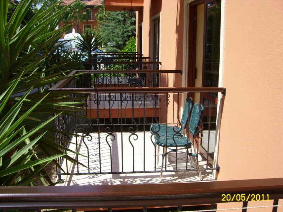 Blick vom Balkon Club Grand Aqua