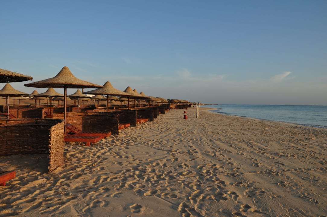 Strand am Morgen früh Hotel Gorgonia Beach Resort