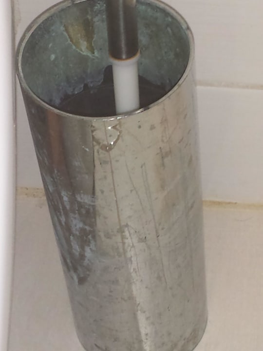 So sah unsere Toilettenbürste aus Sandy Beach Resort