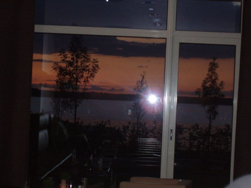 Blick von der Bar Seehotel Fleesensee