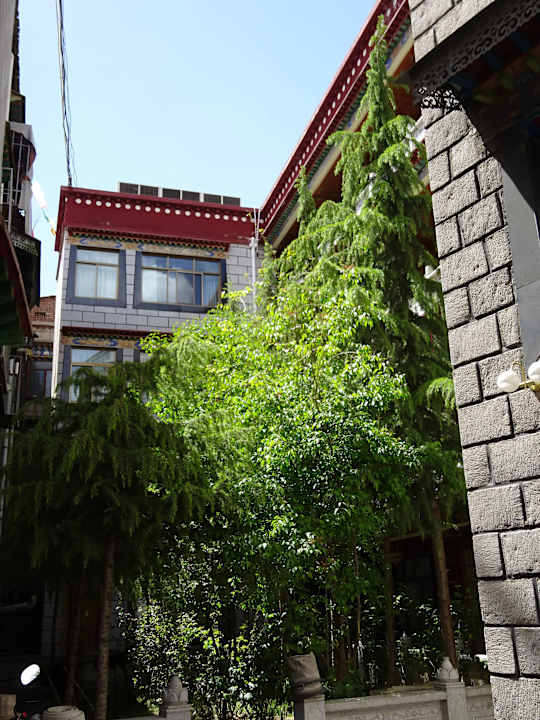 Innenhof Lhasa Yak Hotel