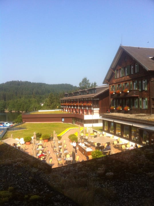 Blick aus dem Zimmer  Treschers Schwarzwald Hotel