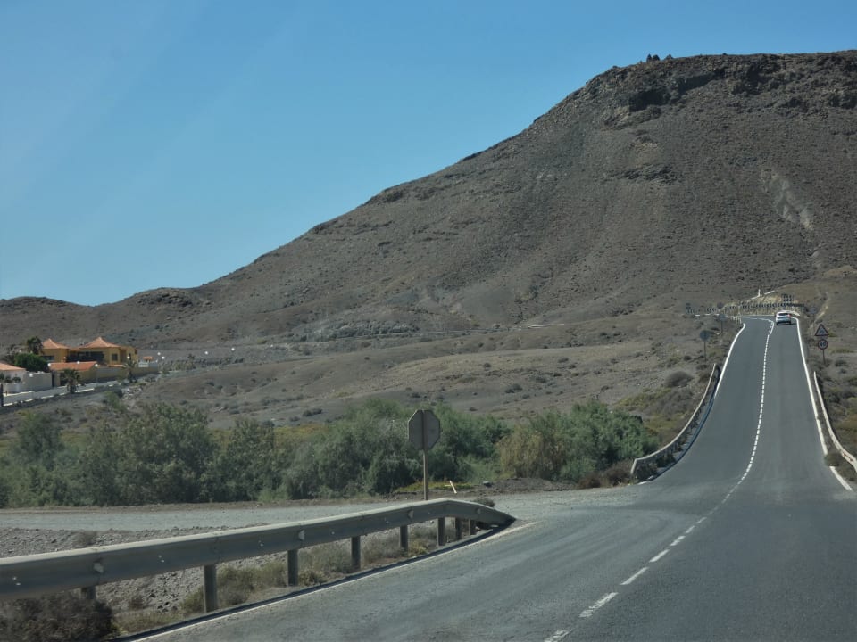 Einfahrt nach La Pared links Bakour Fuerteventura La Pared