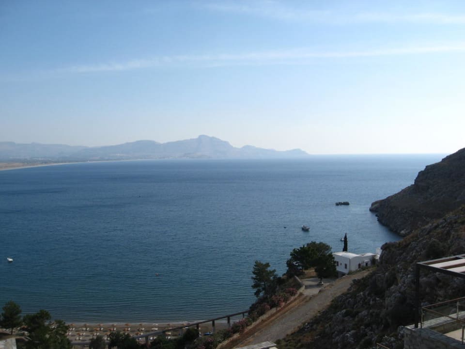 Die Bucht vor dem Hotel Lindos Blu, Luxury Hotel & Suites - Adults only