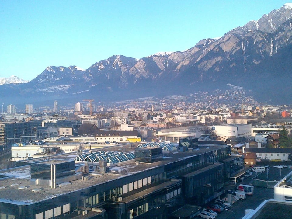 Ausblick Hotel City West Chur