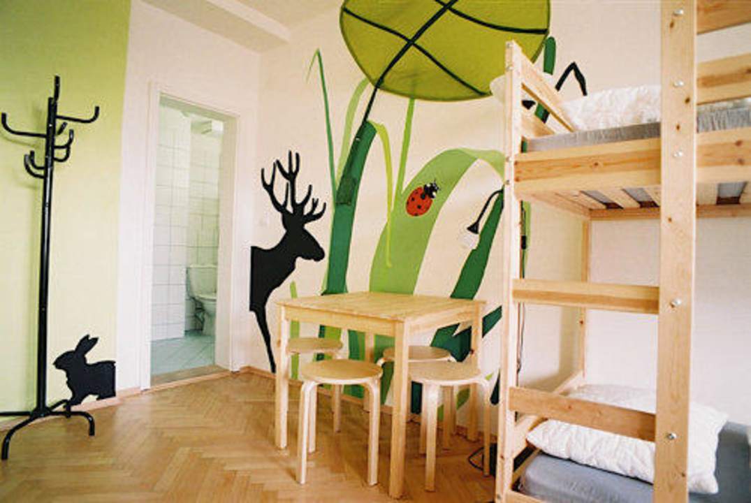 4 bed dorm ensuite Patio Hostel