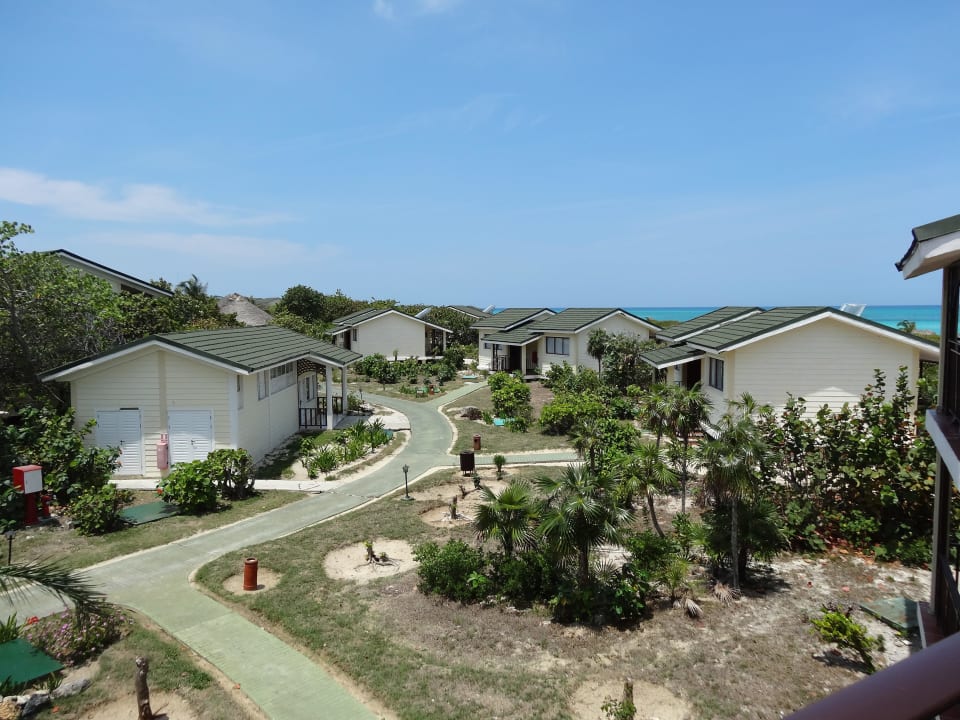 Blick auf einen Teil der Bungalows Hotel Sol Cayo Santa Maria