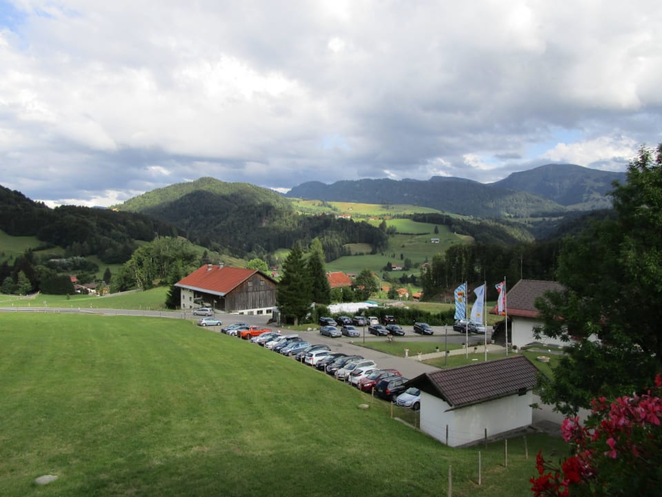 Vom 2. Balkon MONDI Resort Oberstaufen