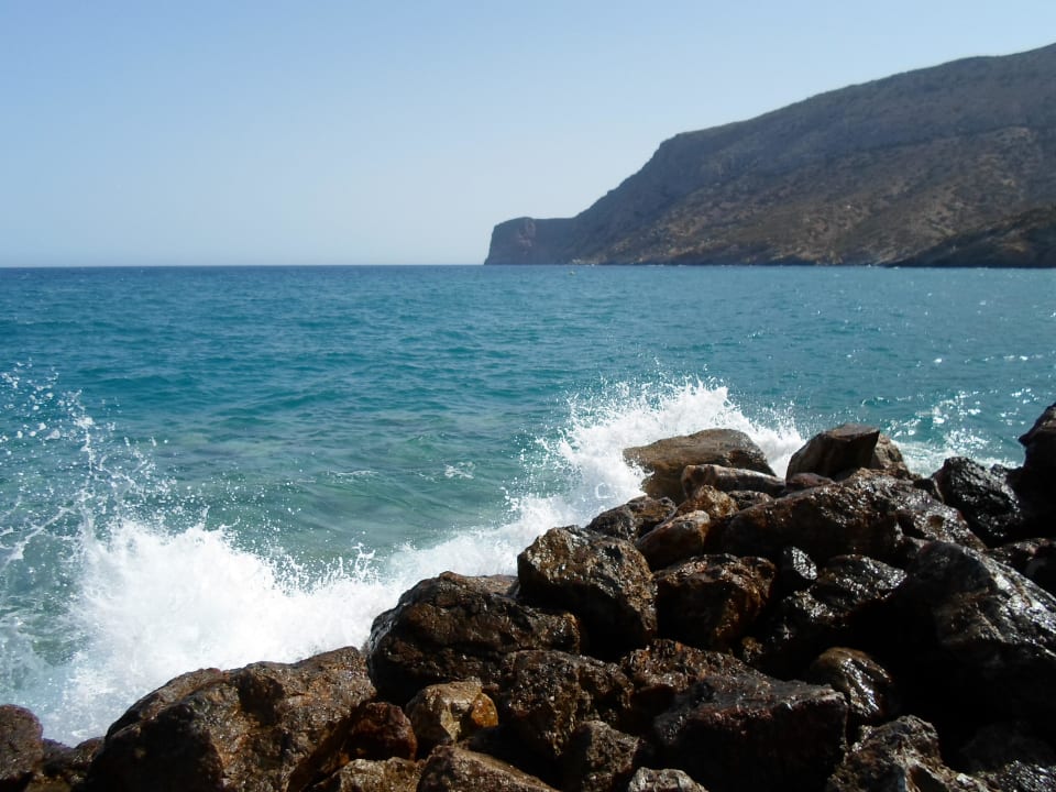 Beach view on pier Fodele Beach & Water Park Holiday Resort
