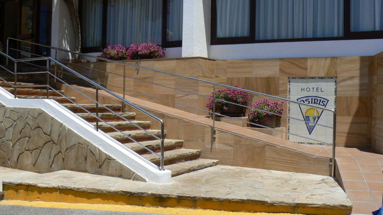 Aufgang zum Hotel Osiris Hotel Osiris