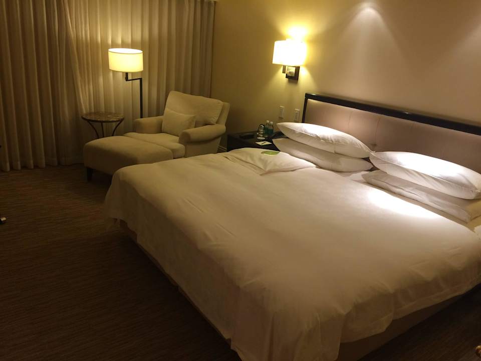 Zimmer rechte Seite Hotel The Sherwood Taipei