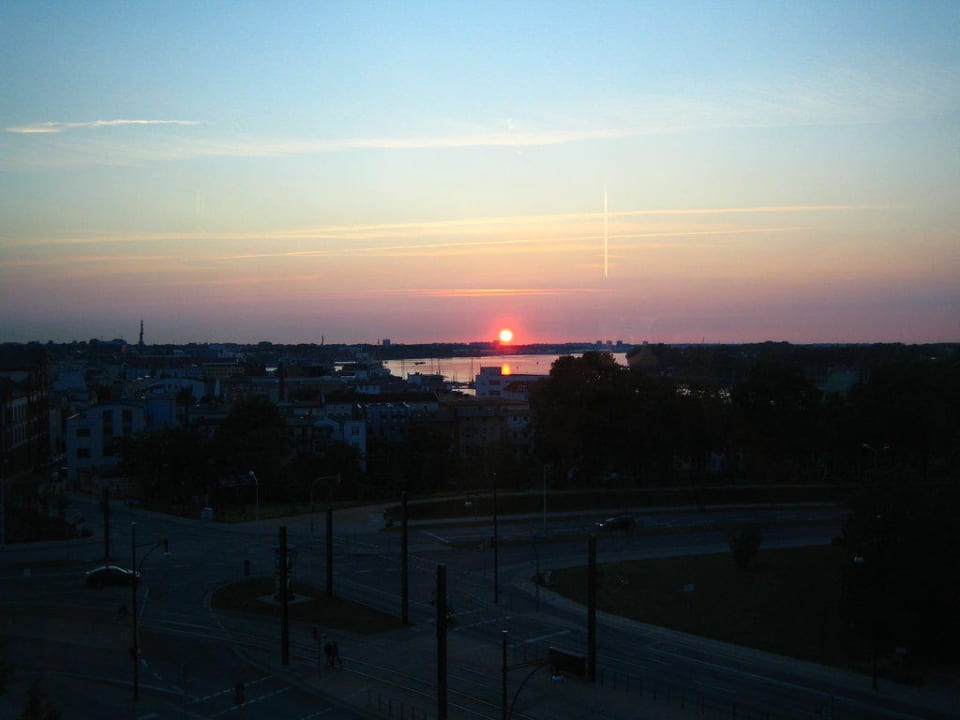 Ausblick aus dem Zimmer ScanHotels City Rostock