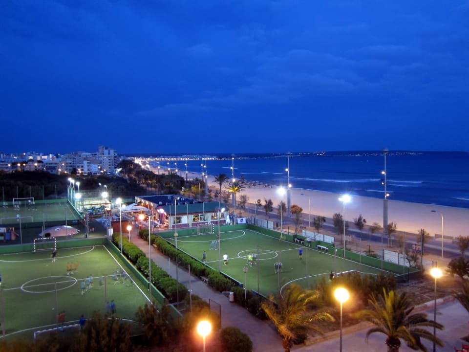 Ausblick vom Balkon Aparthotel Fontanellas Playa