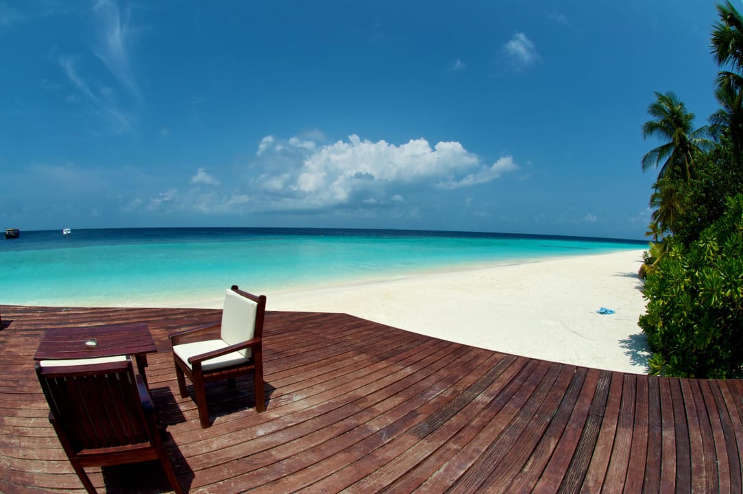 Aussicht von der Bar Angaga Island Resort