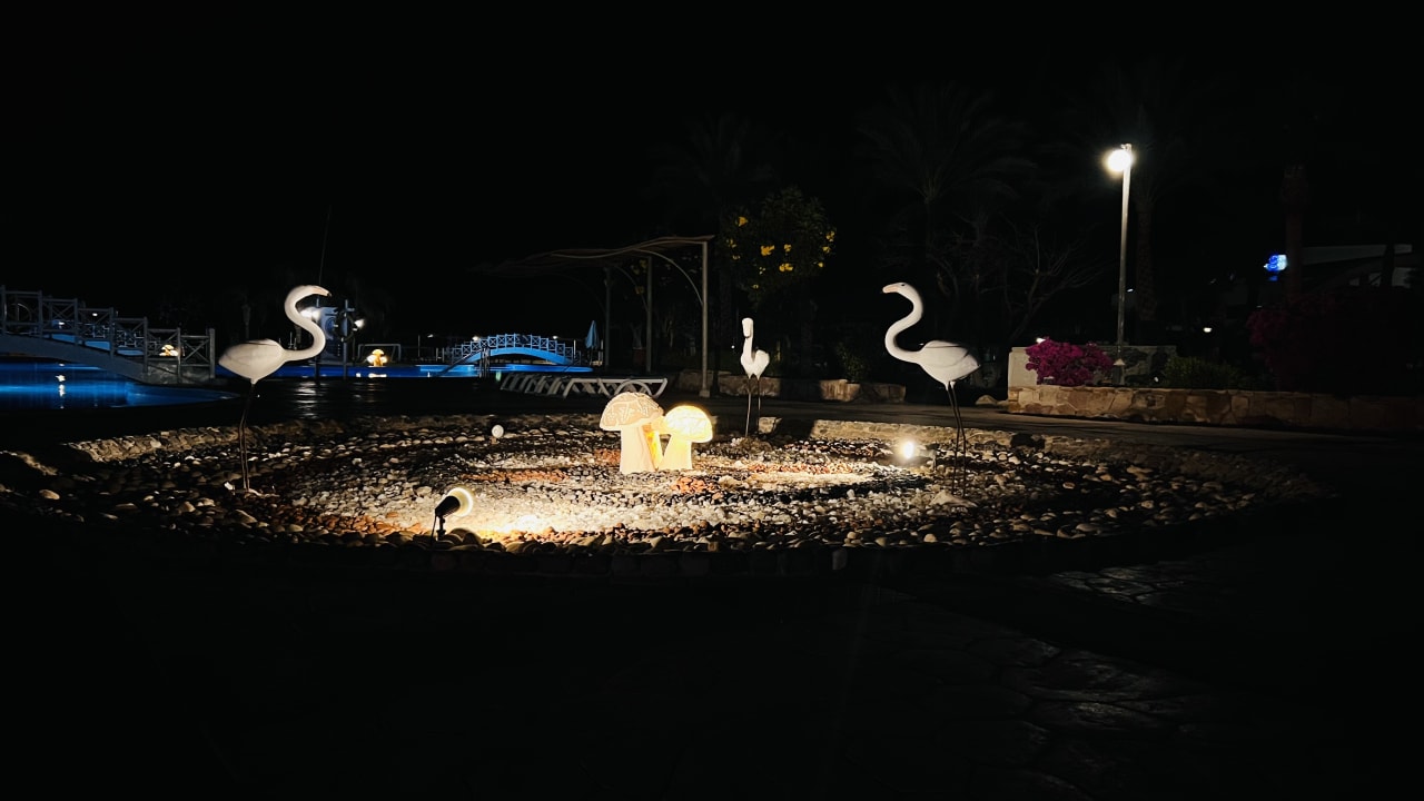 Gartenanlage Malikia Resort Abu Dabbab