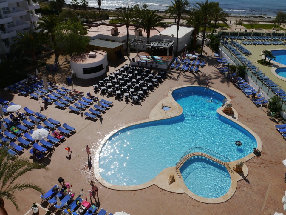 Blick auf den Pool Hotel Palia Sa Coma Playa