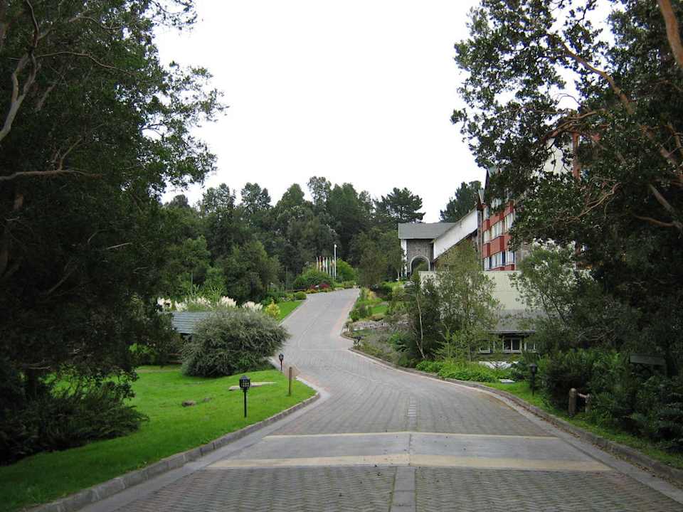 Въезд в отель. Hotel Termas de Puyehue