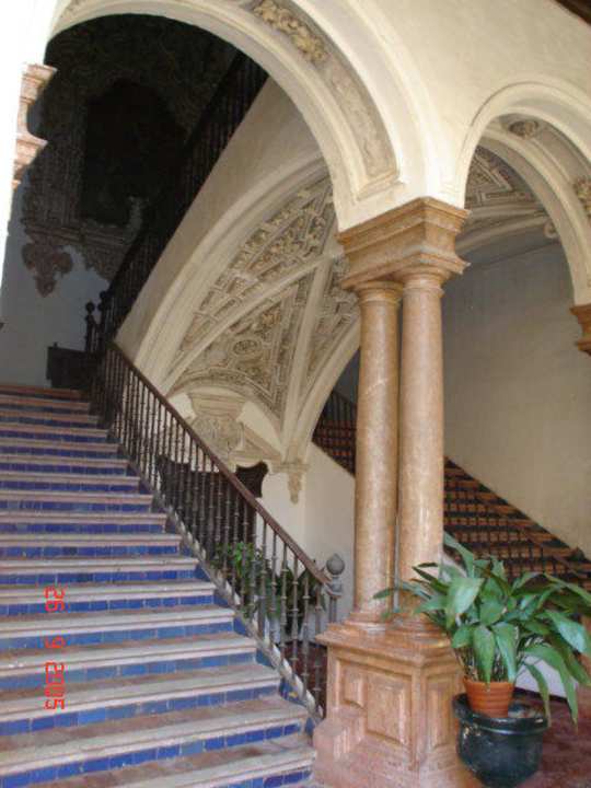 Staircase to our suite Hotel Palacio De Los Granados