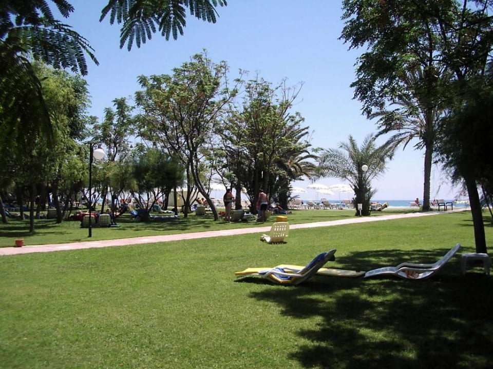 Ein kleiner Teil der Liegewiese Labranda Alantur Resort