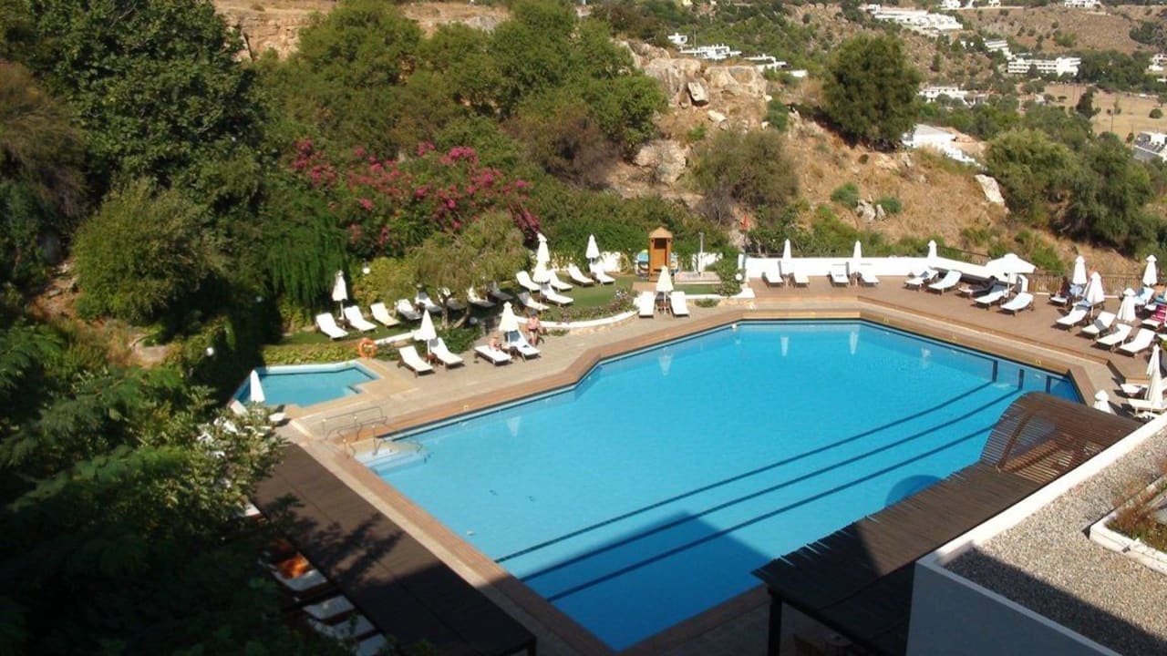 Oberer Pool Lindos Mare, Seaside Hotel