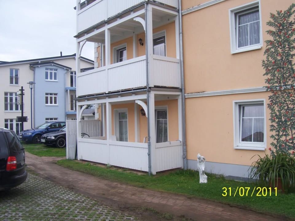 Rückansicht Hotel Albatros
