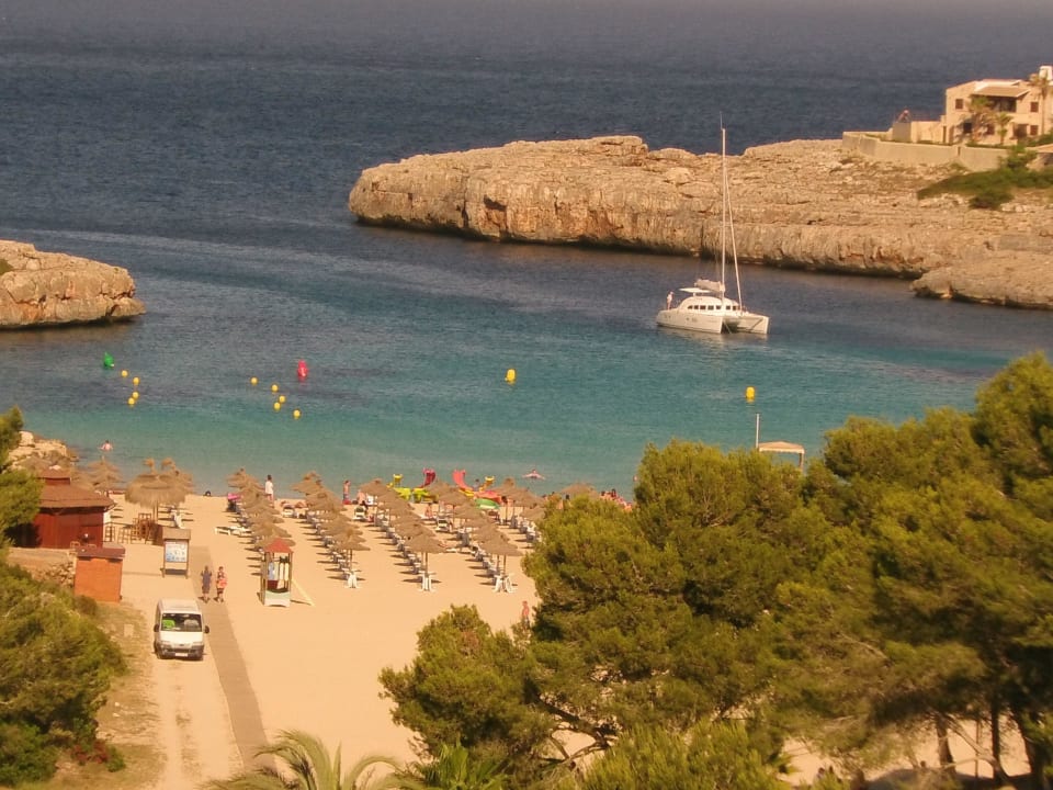 Schöne Sicht auf die Bucht Grupotel Cala Marsal Nature Hotel