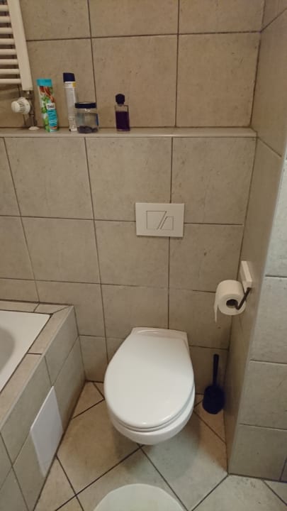 Badezimmer mit WC Apartments Madison Serviced