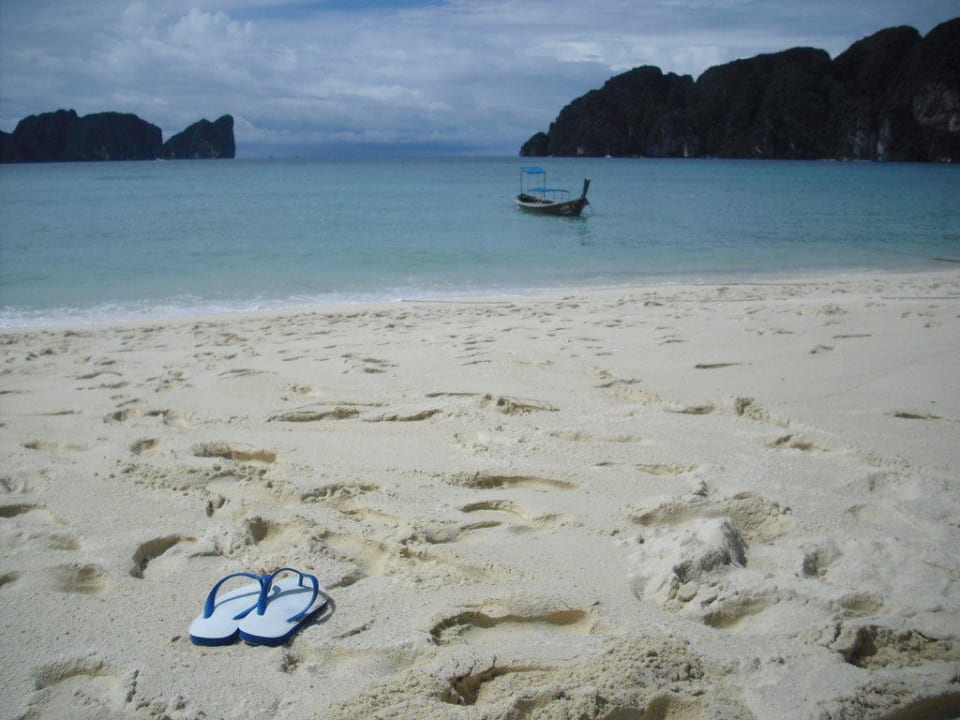Der Strand direkt vor dem Resort, paradiesisch PP Blue Sky Resort