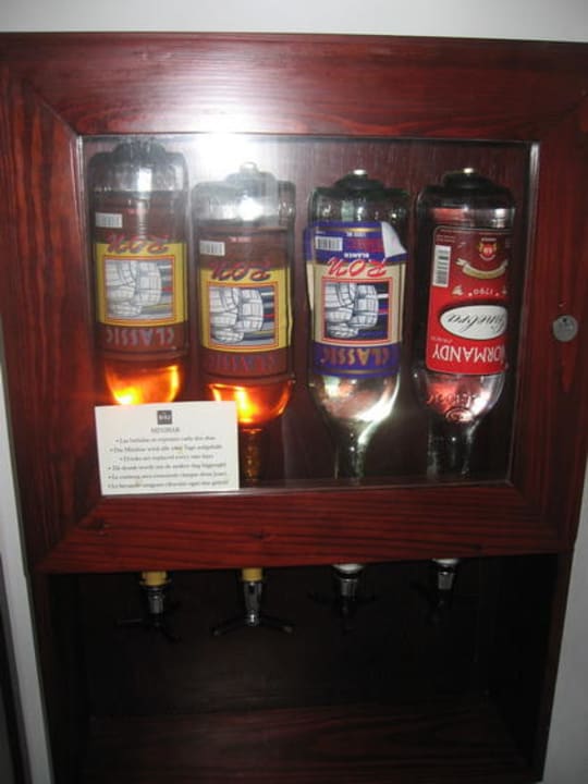 2x dunkler Rum, 1x heller Rum und ne Pulle Gin Playabachata Hotel