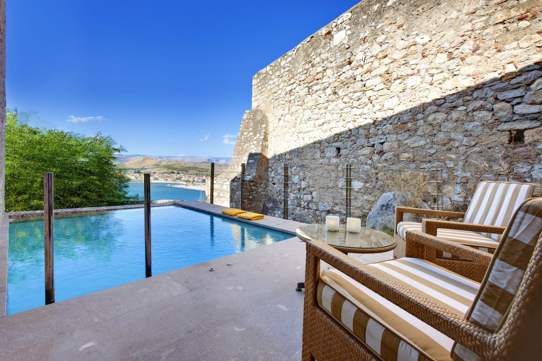 Luxury Bungalow sea view Private pool Nafplia Palace Hotel & Villas